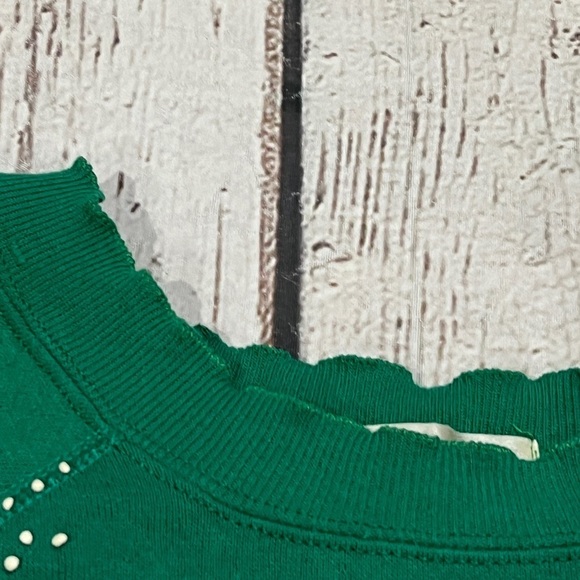 Vintage 80s Christmas Tree Xmas Ugly Sweater Party 1980s Pullover Sweatshirt - Picture 5 of 8